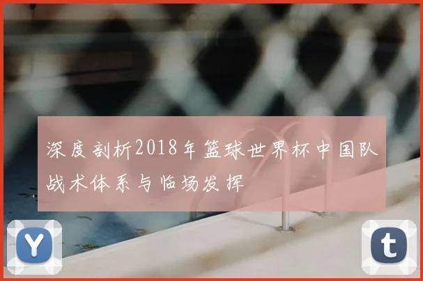 深度剖析2018年篮球世界杯中国队战术体系与临场发挥